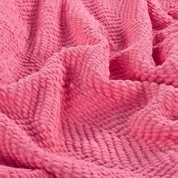 Cozy Home Soft Things Pink Throw Blanket 50'' x 60''