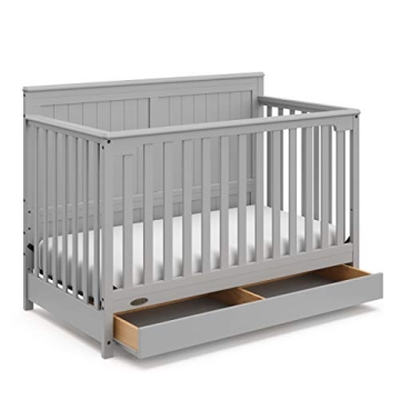 Graco Hadley 5-in-1 Convertible Crib - Stylish & Safe