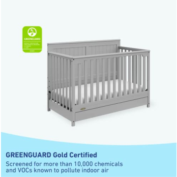 Graco Hadley 5-in-1 Convertible Crib - Stylish & Safe