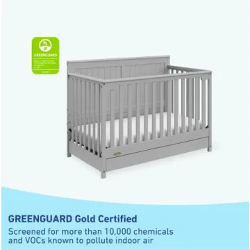 Graco Hadley 5-in-1 Convertible Crib - Stylish & Safe