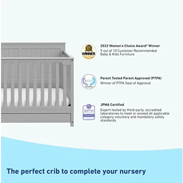 Graco Hadley 5-in-1 Convertible Crib - Stylish & Safe