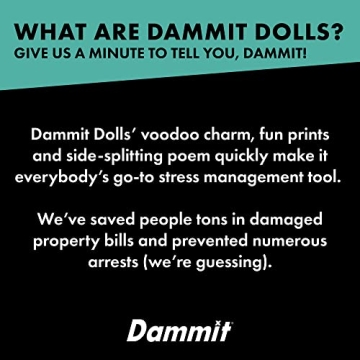 Limited Edition Dammit Doll for Stress Relief and Laughs