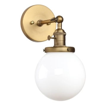 Pathson Industrial Wall Sconce with Switch for Vintage Style