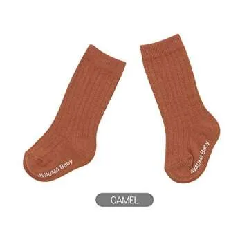 AVAUMA Baby Knee Socks for Infants 0-24 Months