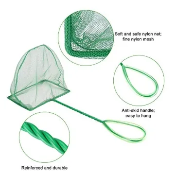 Mogoko Aquarium Net 2 Pack, 6 Inch Fine Mesh Net