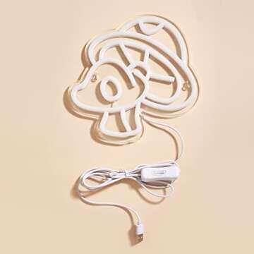 Charming LED Neon Mushroom Night Light for Any Room