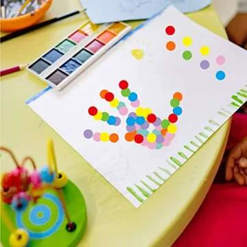 STARLIBOO Dot Stickers - 1440 PCS Color Code Labels, 1inch Garage Sale & Yard Sale Price Tags, Writable Not Blurry (8 Colors)