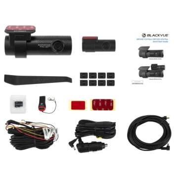 BlackVue DR750X-2CH Plus 32GB | Dual Full HD Cloud Dashcam | Back-Illuminated STARVIS Image Sensor | Built-in Wi-Fi, GPS, Parking Mode Voltage Monitor | LTE via Optional LTE Module