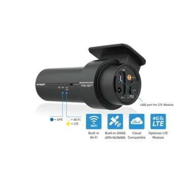 BlackVue DR750X-2CH Plus 32GB | Dual Full HD Cloud Dashcam | Back-Illuminated STARVIS Image Sensor | Built-in Wi-Fi, GPS, Parking Mode Voltage Monitor | LTE via Optional LTE Module