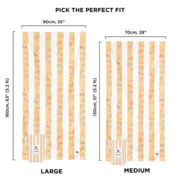 Dock & Bay Beach Towel - Quick Dry, Sand Free, Eco-Friendly