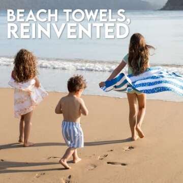 Dock & Bay Beach Towel - Quick Dry, Sand Free, Eco-Friendly
