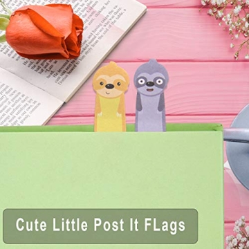 Cute Sloth Sticky Notes Page Flags for Office and School