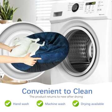 Comfy Hooded Dog Bed and Cat Cave for Small Pets