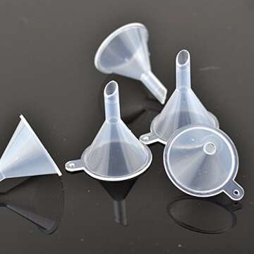 40 Pcs Mini Funnels for Perfume & Essential Oil Filling