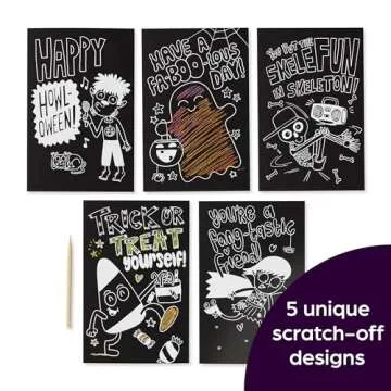 Scratch-and-Play Halloween Hidden Pictures for Kids