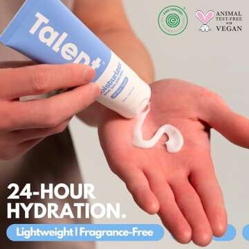 Talent Men’s Skin Balancing Moisturizer - Lightweight Fragrance-Free with 2% Niacinamide for All S...