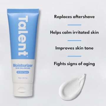 Talent Men's Skin Balancing Moisturizer - Lightweight & EWG Verified