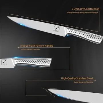 imarku 14-Piece Premium Kitchen Knife Set with Block