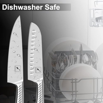 imarku 14-Piece Premium Kitchen Knife Set with Block