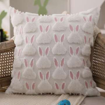 DFXSZ Easter Pillow Covers Set of 2 for Home Decor