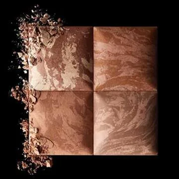 Hourglass Ambient Lighting Bronzer in Nude Bronze Light. Highlighting Bronzer for a Natural Sun-Kissed Glow. Vegan and Cruelty-Free.
