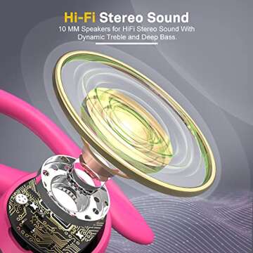 APEKX Bluetooth Headphones True Wireless Earbuds with Charging Case IPX7 Waterproof Stereo Sound Ear...