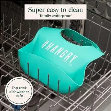 Simka Rose Silicone Bibs - Adjustable & Safe for Toddlers