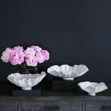 Beatriz Ball VIDA Bloom Small Melamine Bowl in White