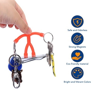 TRYMAG Humanoid Fridge Magnets for Kids & Adults - 20 Pack