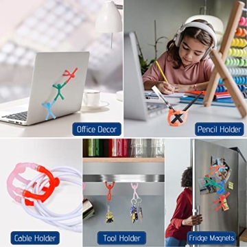 TRYMAG Humanoid Fridge Magnets for Kids & Adults - 20 Pack