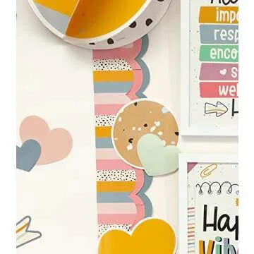 Carson Dellosa Rainbow Bulletin Board Borders for Classrooms