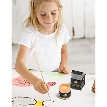 MyArtscape Champagne Acrylic Paint - 100ml Bottle (3.38 fl oz) - Resealable Jar - Artist Quality - Lightfast - Heavy Body - Great Tinting Strength - Professional Painting Supplies