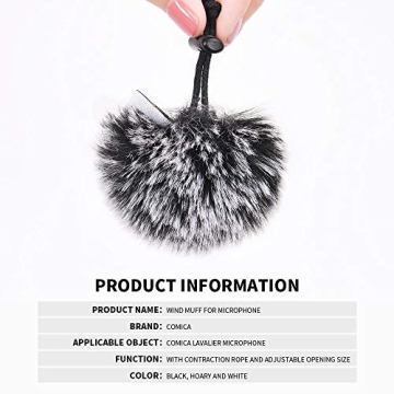 COMICA CVM-MF1(G) Wind Muff for Lavalier Microphone