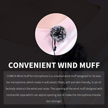 COMICA CVM-MF1(G) Wind Muff for Lavalier Microphone