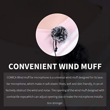 COMICA CVM-MF1(G) Wind Muff for Lavalier Microphone