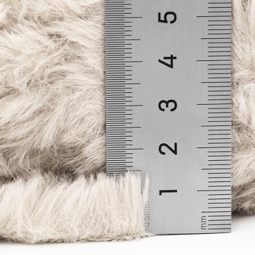 NICEEC Soft Faux Fur Yarn for Cozy Crafting and Knitting