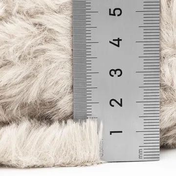NICEEC Soft Faux Fur Yarn for Cozy Crafting and Knitting