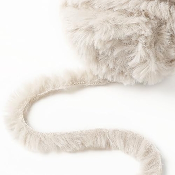 NICEEC Soft Faux Fur Yarn for Cozy Crafting and Knitting