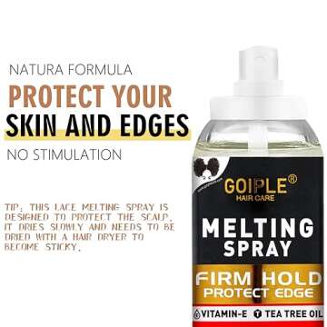 Lace Tint Melting Hair Mousse Kit for Women's Wigs - Flawless Finish