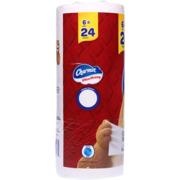 Charmin Ultra Strong Toilet Paper 6 Mega Rolls for Maximum Comfort
