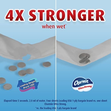 Charmin Ultra Strong Toilet Paper 6 Mega Rolls for Maximum Comfort