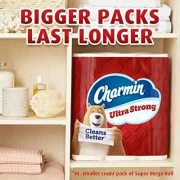 Charmin Ultra Strong Toilet Paper 6 Mega Rolls for Maximum Comfort