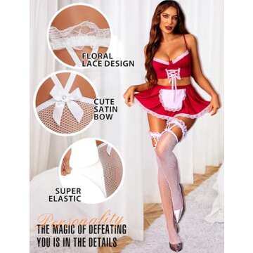 RSLOVE Women Fishnet Stockings Sexy Thigh High Pantyhose Women Tight Hosiery White