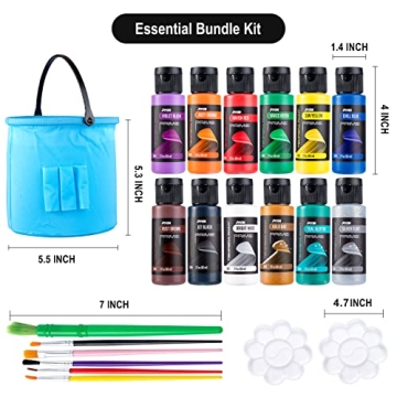 JOYIN Washable Kids Tempera Paint Set for Creative Fun