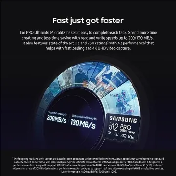 SAMSUNG PRO Ultimate 256GB microSD Card for All Devices