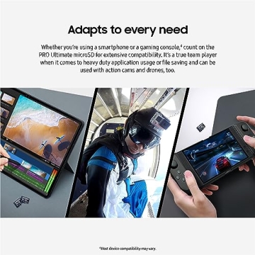 SAMSUNG PRO Ultimate 256GB microSD Card for All Devices