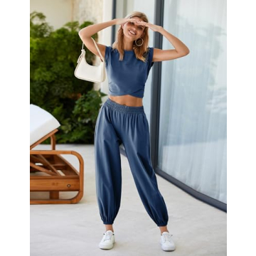 Stylish Seetaa Women's 2 Piece Sweatsuit for Active Wear