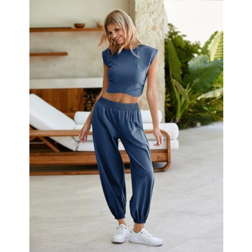 Stylish Seetaa Women's 2 Piece Sweatsuit for Active Wear