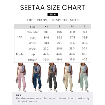 Stylish Seetaa Women's 2 Piece Sweatsuit for Active Wear