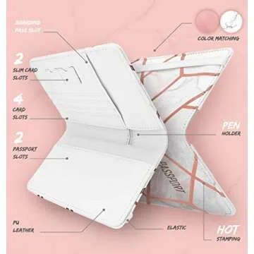 Nacuwa Passport Holder | RFID Blocking Travel Wallet